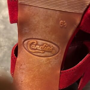 Candie's Women's Red Heels
